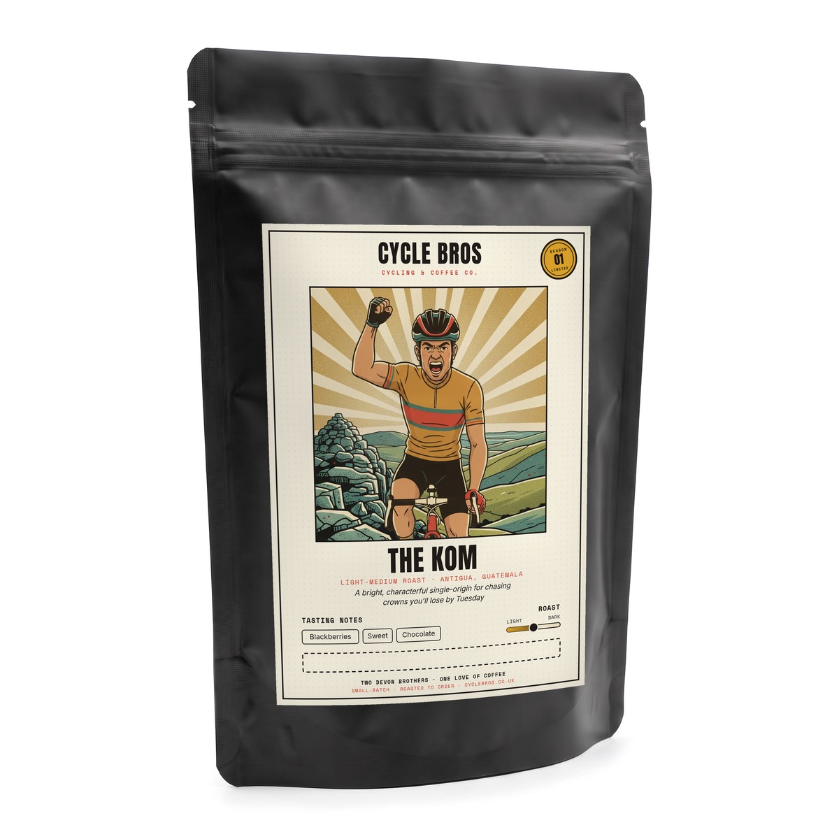 A bag of The KOM